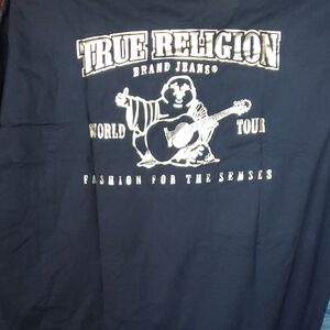 True Religion Black Graphic Tee